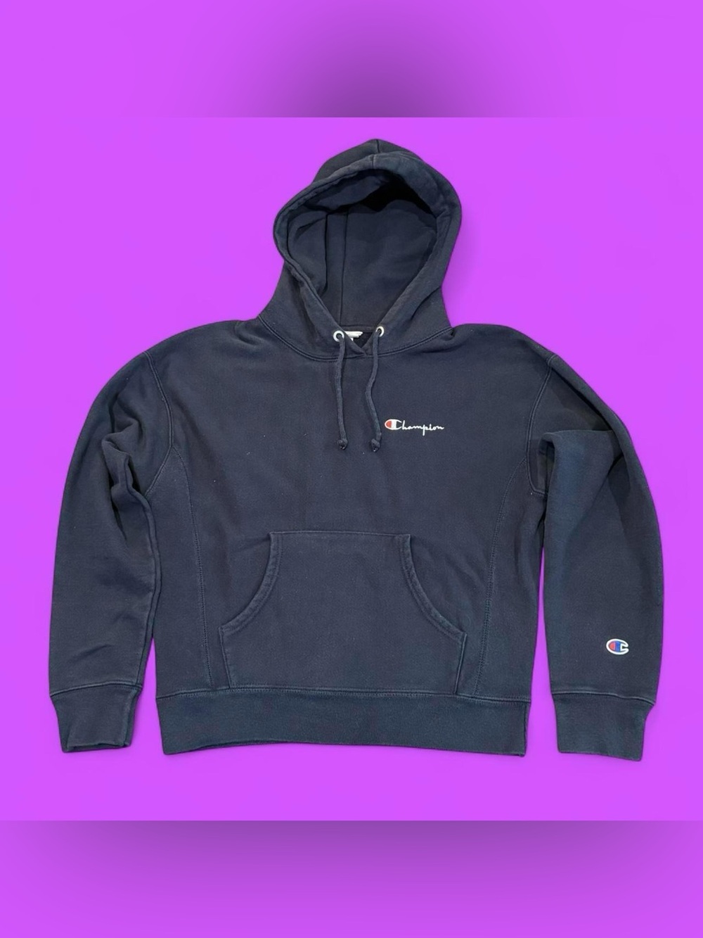 Champion Men’s Navy Pullover Hoodie